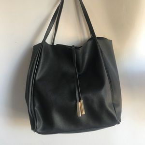 Black OVERSIZED Shoulder Bag